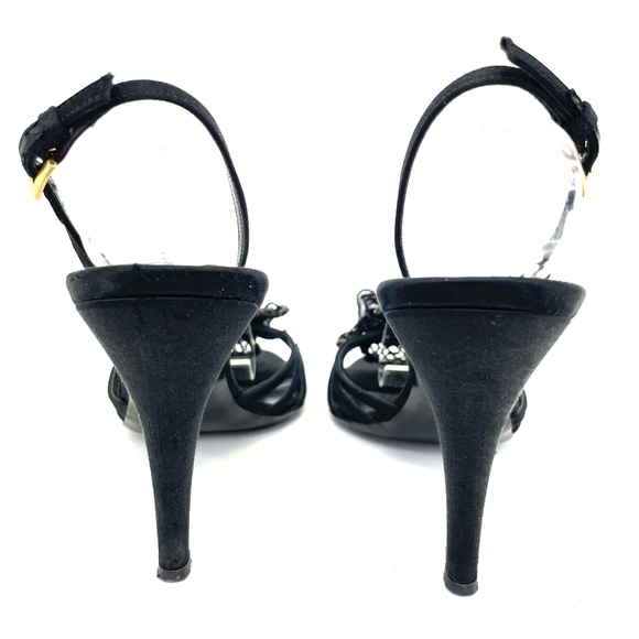 Valentino Garavani Beaded Satin Heels 39/9 - Picture 7 of 15